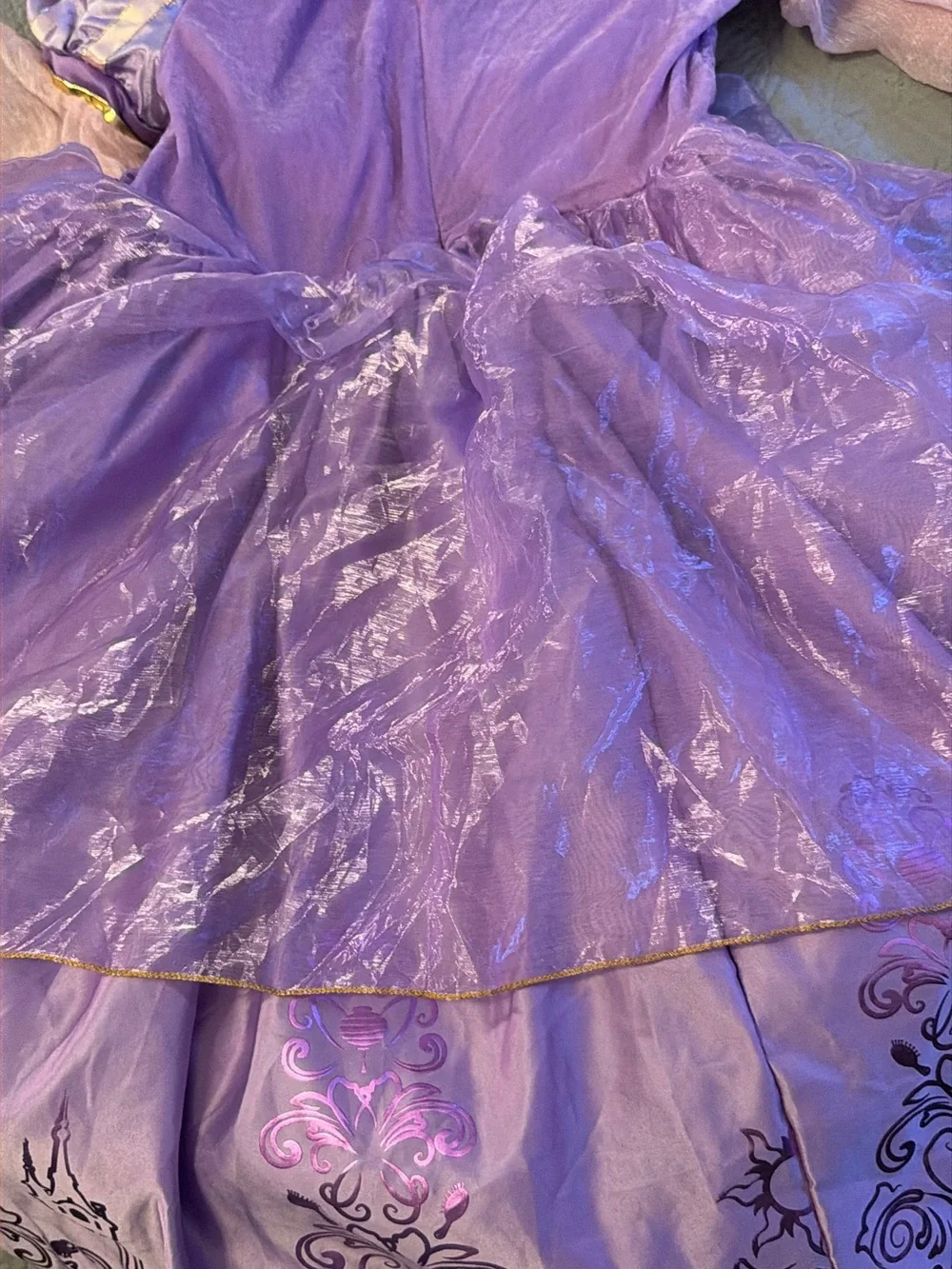 Disney’s Rapunzel Princess dress - layers and layers of fantasy fun!